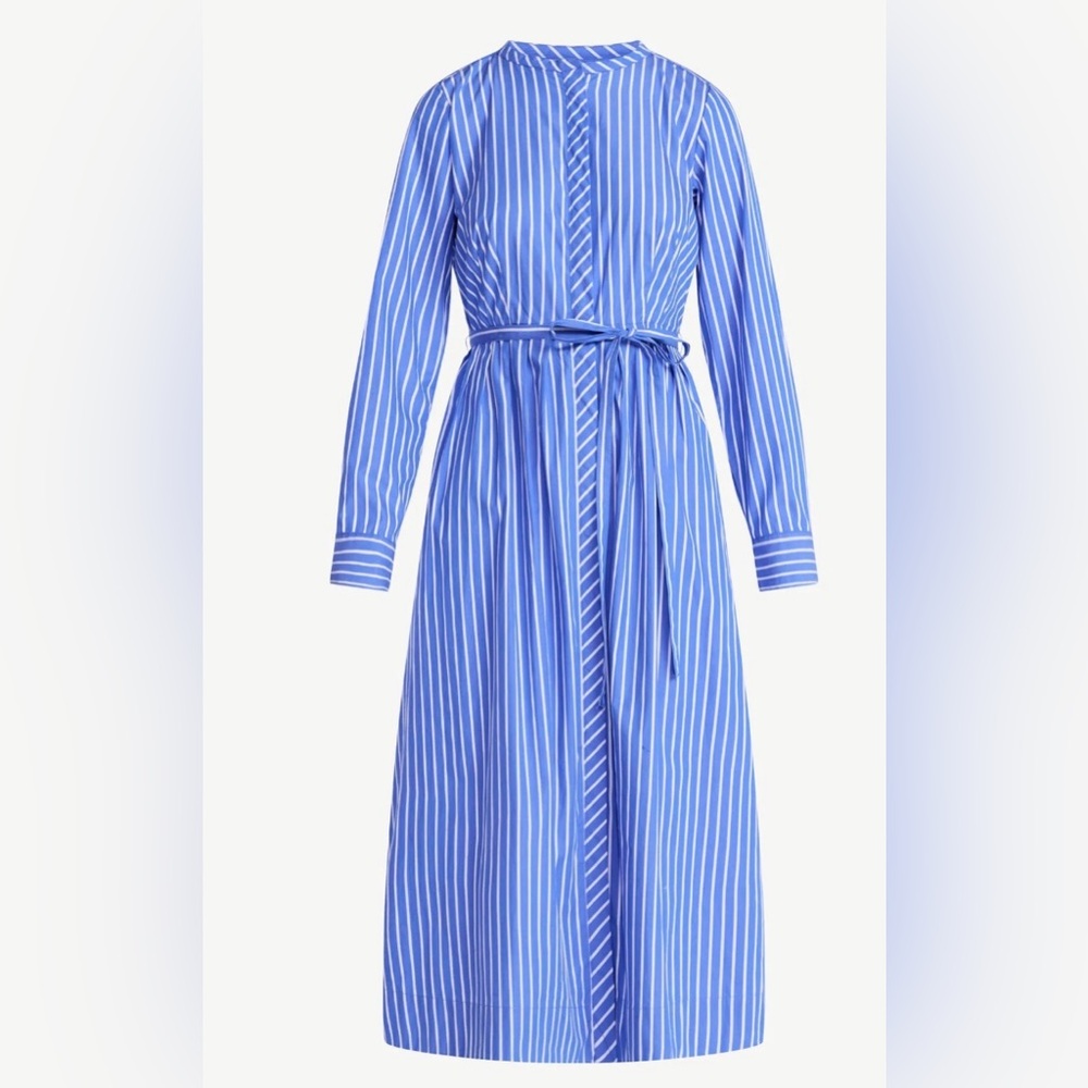 Blue Striped Maxi Dress - Picture 3 of 3